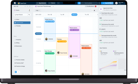 Features of EaseCare Clarity Patient Management Software